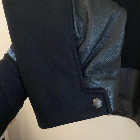 Vince Butter Soft Lamb Modern Moto Leather Jacket XXL black - Picture 9 of 11